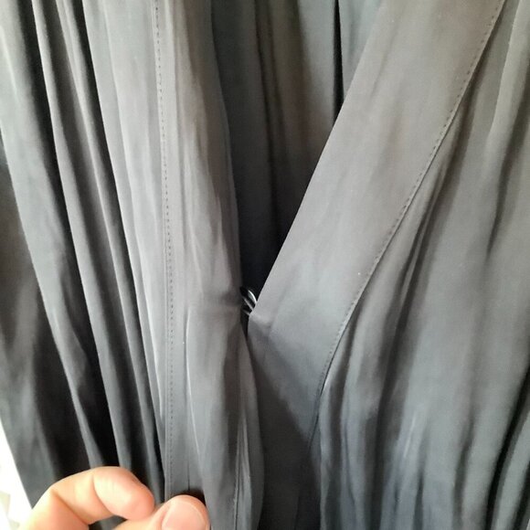 Zadig & Voltaire Reveal Satin Dress black long sleeve mini medium - Picture 5 of 11